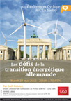 Conférence Cyclope  Les défis de la transition énergétique allemande